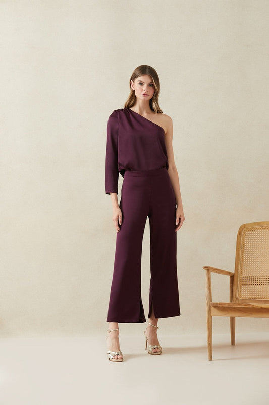 Blusa FUEGO Burgundy Claret