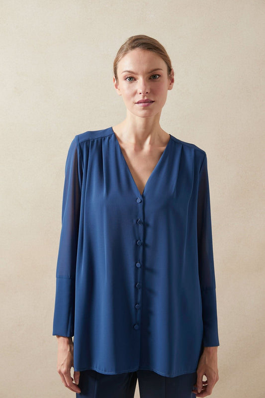 Blusa LLUVIA Blue Neptune