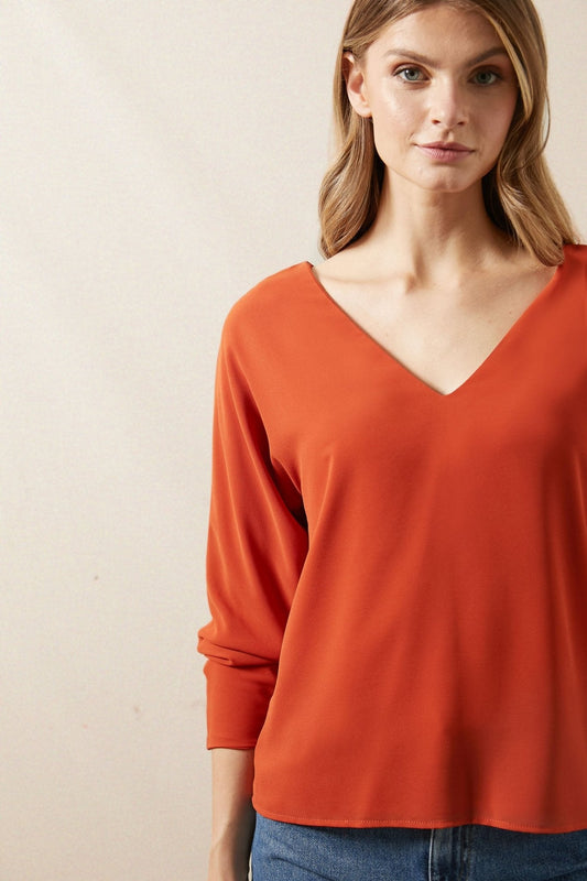 Blusa WASABI Orange Jupiter