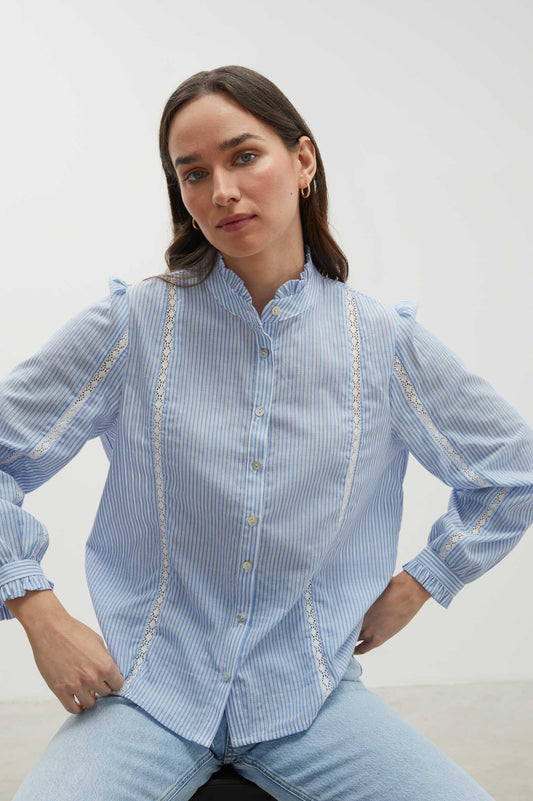 Camisa EVANS Blue Stripes