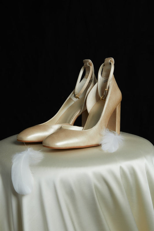 Tacón CASILDA Nácar