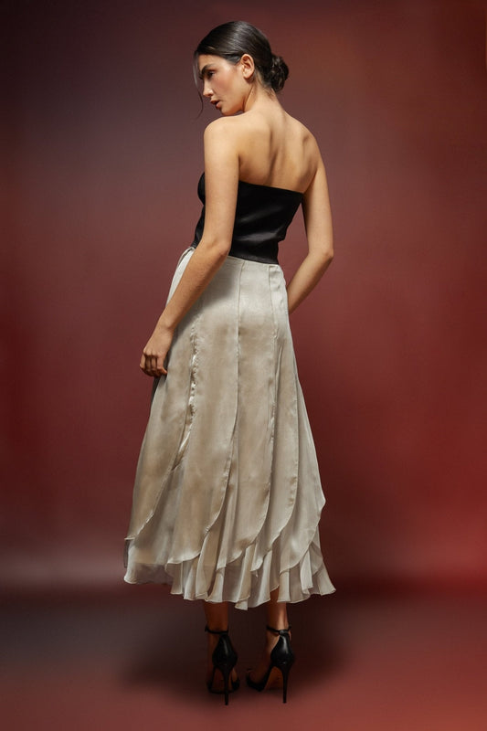 Falda MOONSTONE Champagne