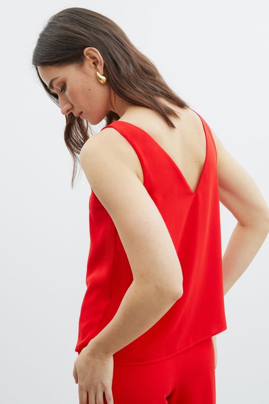 Top KABUKI Red Poppy