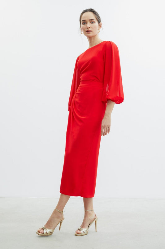 Falda RIGA Red Poppy