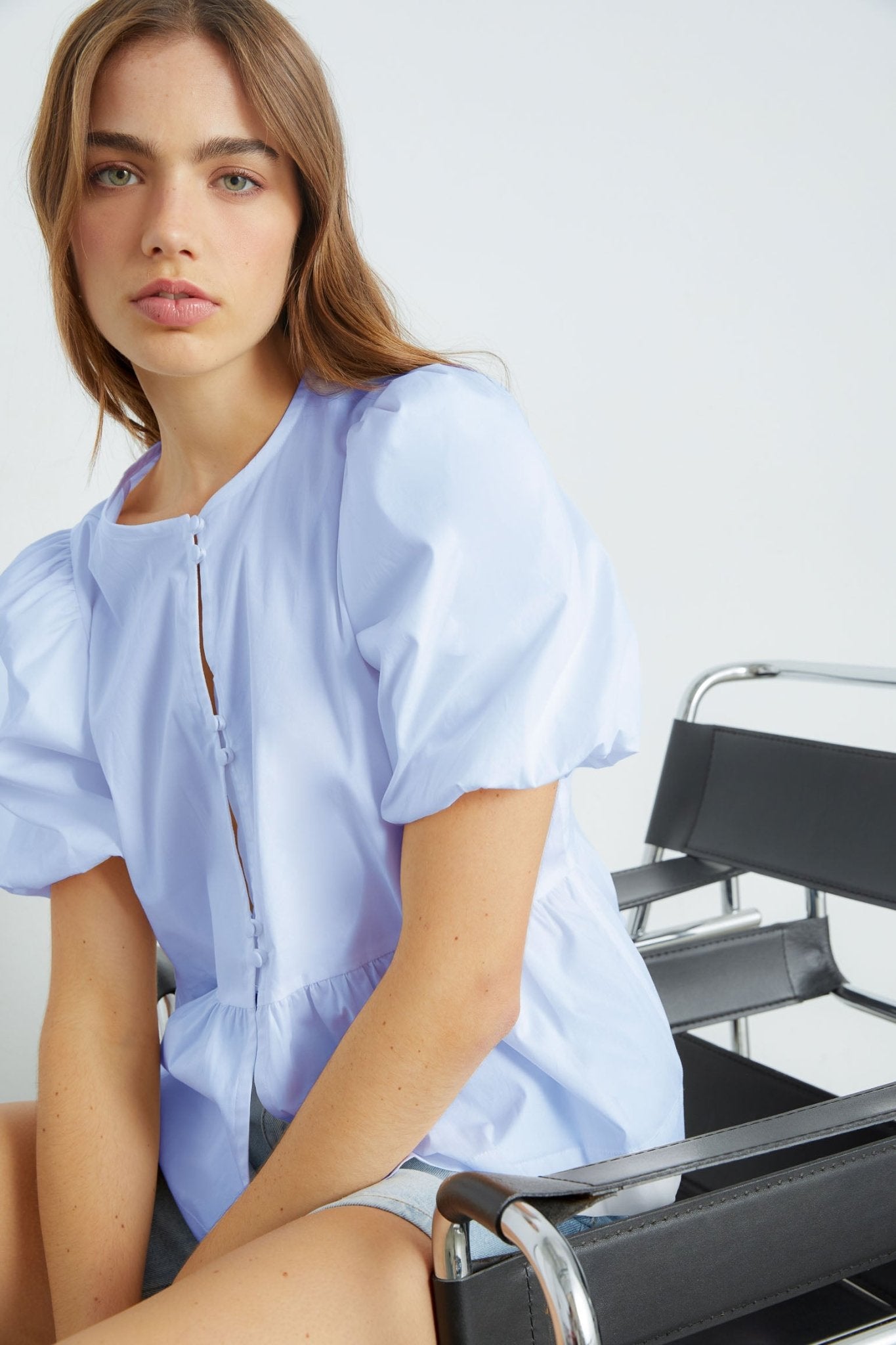 Blusa BERLÍN Light Blue