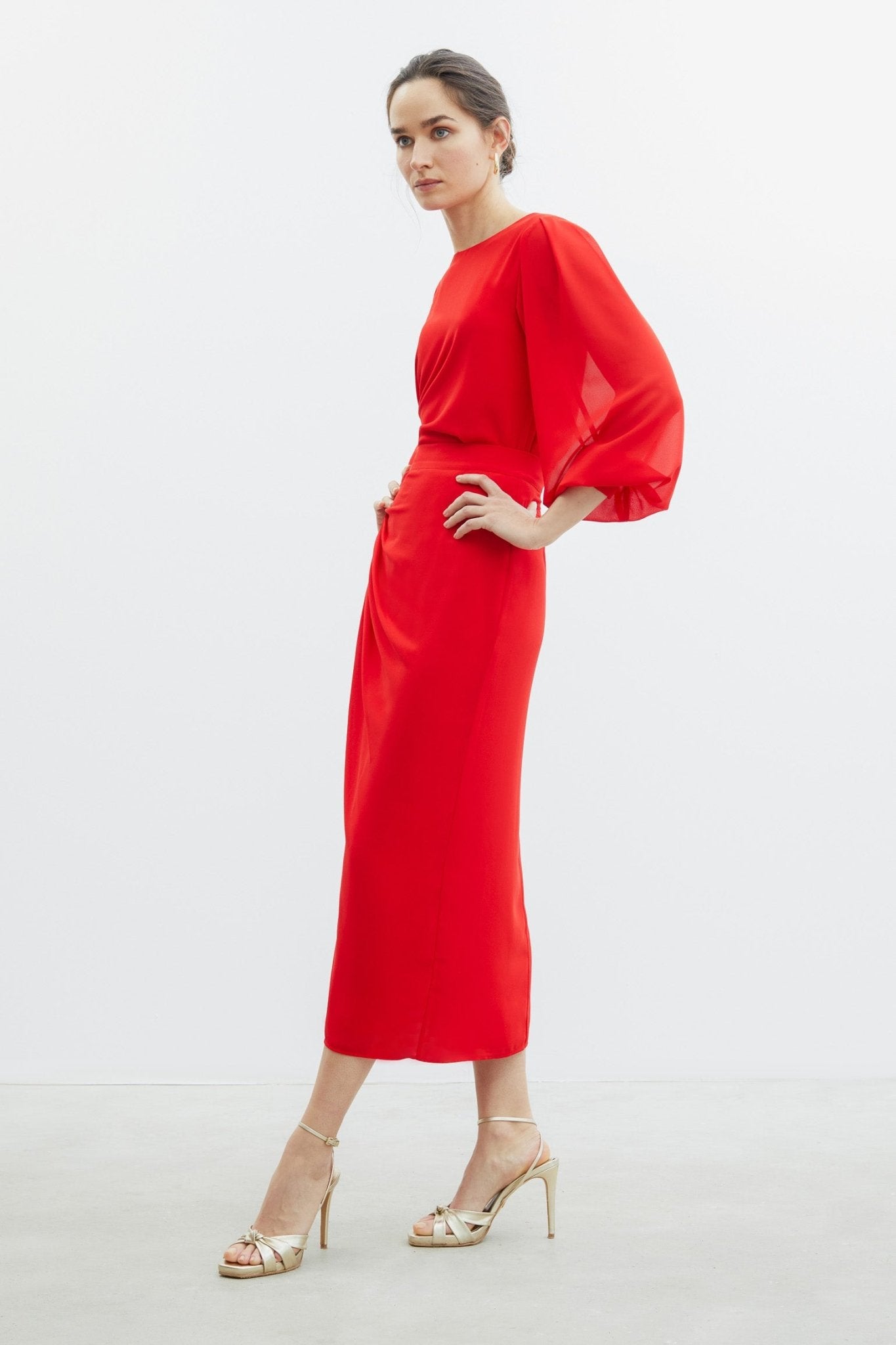 Blusa BERNA Red Poppy