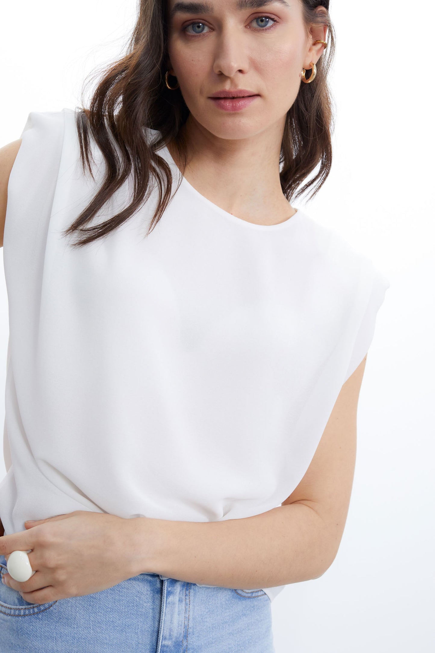 Blusa BIRMINGHAM White