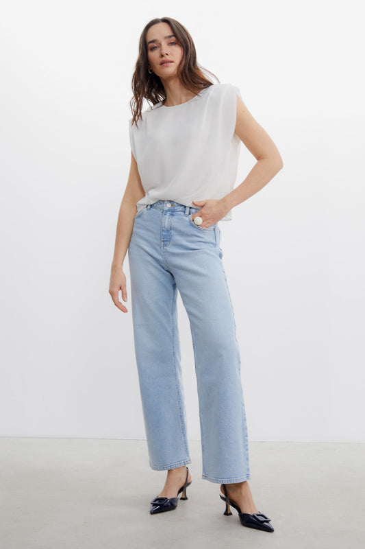 Blusa BIRMINGHAM White