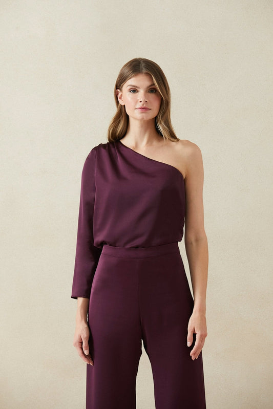 Blusa FUEGO Burgundy Claret