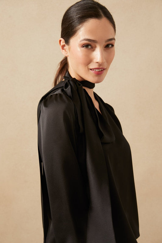 Blusa LADERA Black Mercury