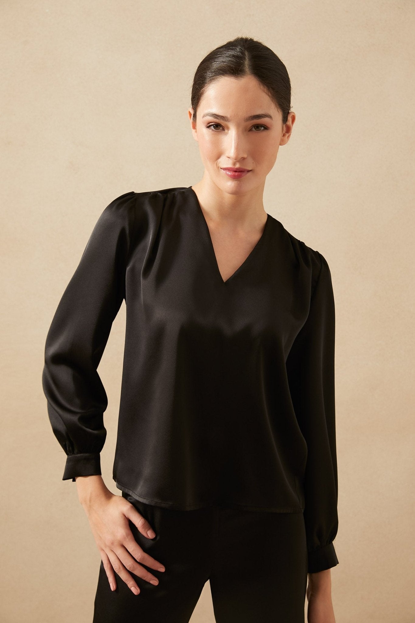 Blusa LADERA Black Mercury