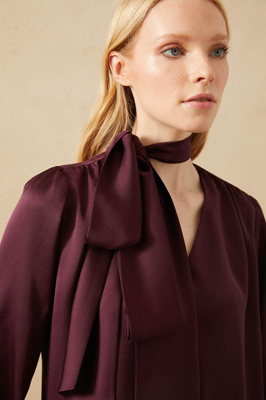 Blusa LADERA Burgundy Claret