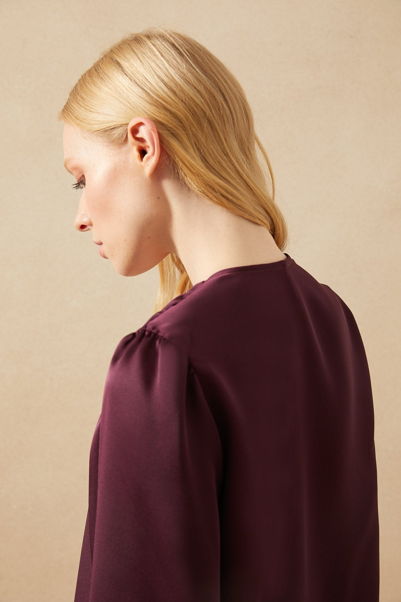 Blusa LADERA Burgundy Claret