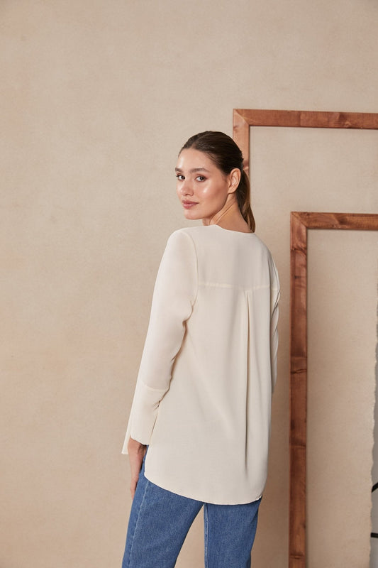 Blusa LLUVIA Beige Venus