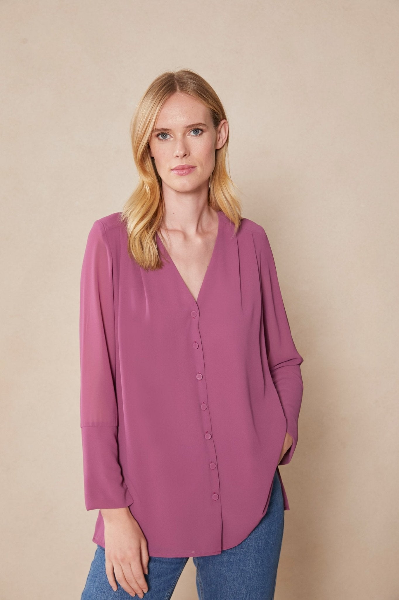 Blusa LLUVIA Purple Orion