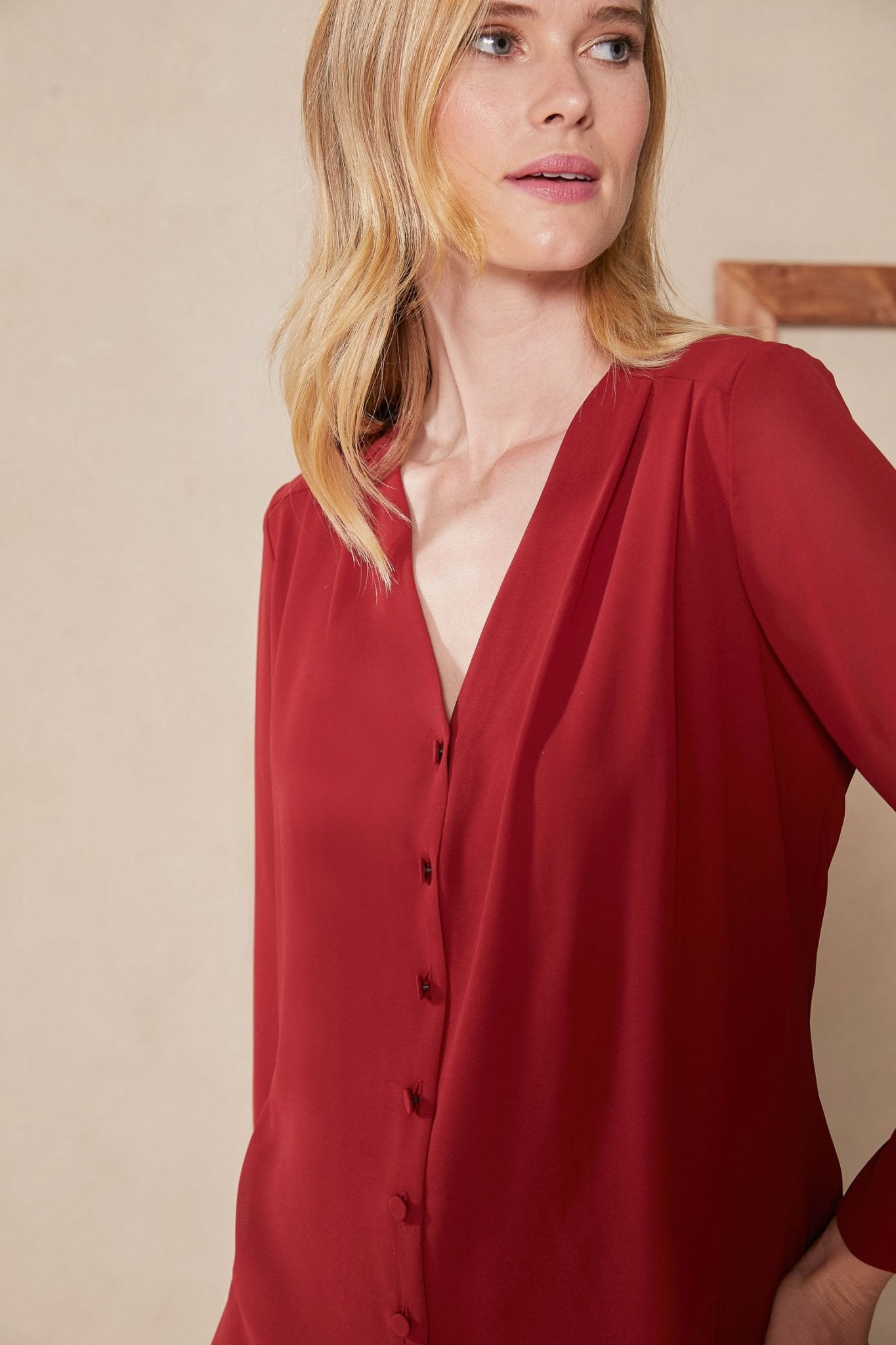 Blusa LLUVIA Red Mars