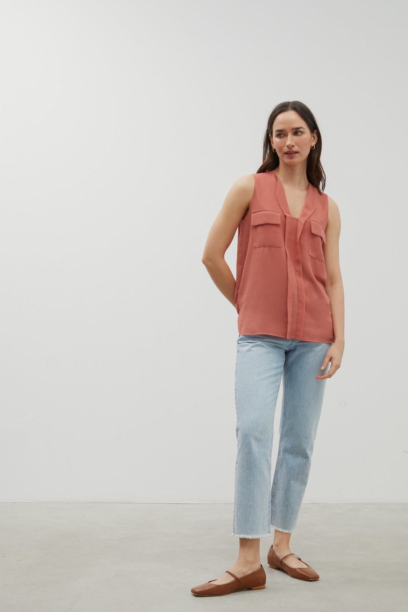 Blusa MANILA Terracotta