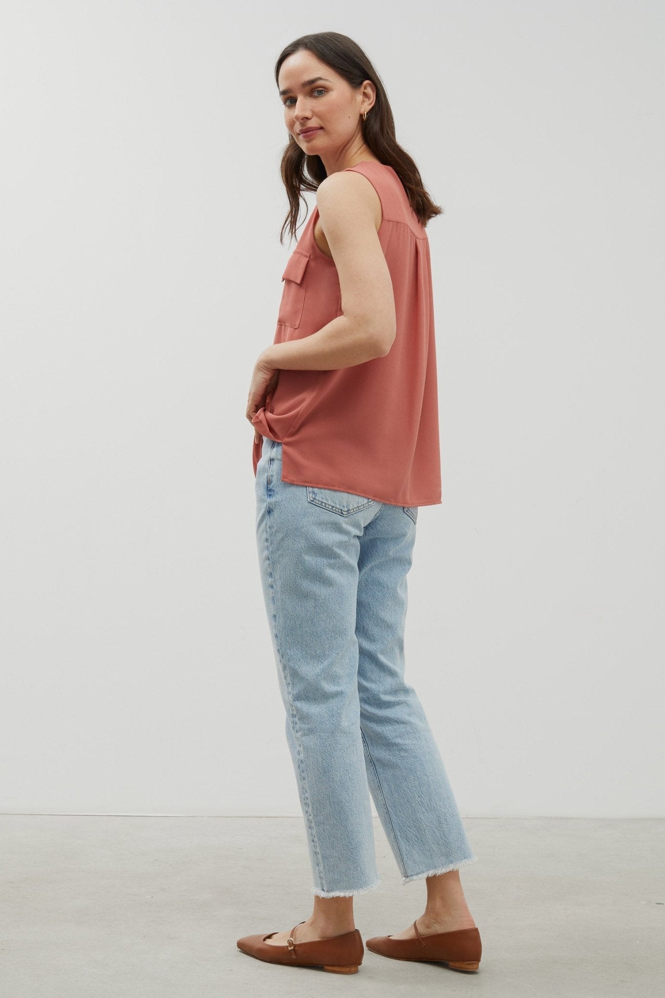 Blusa MANILA Terracotta