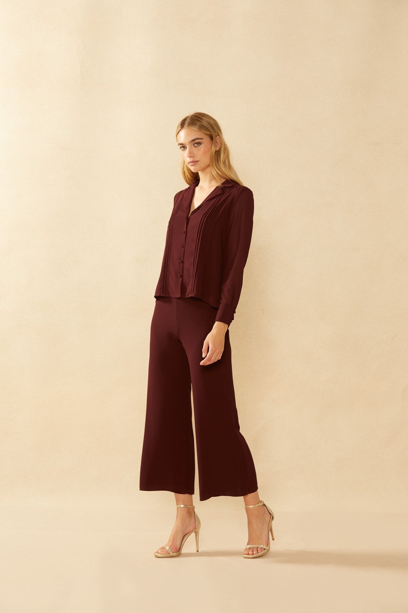 Blusa PLEAMAR Burgundy Cilene