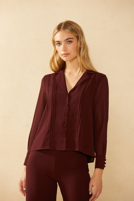 Blusa PLEAMAR Burgundy Cilene