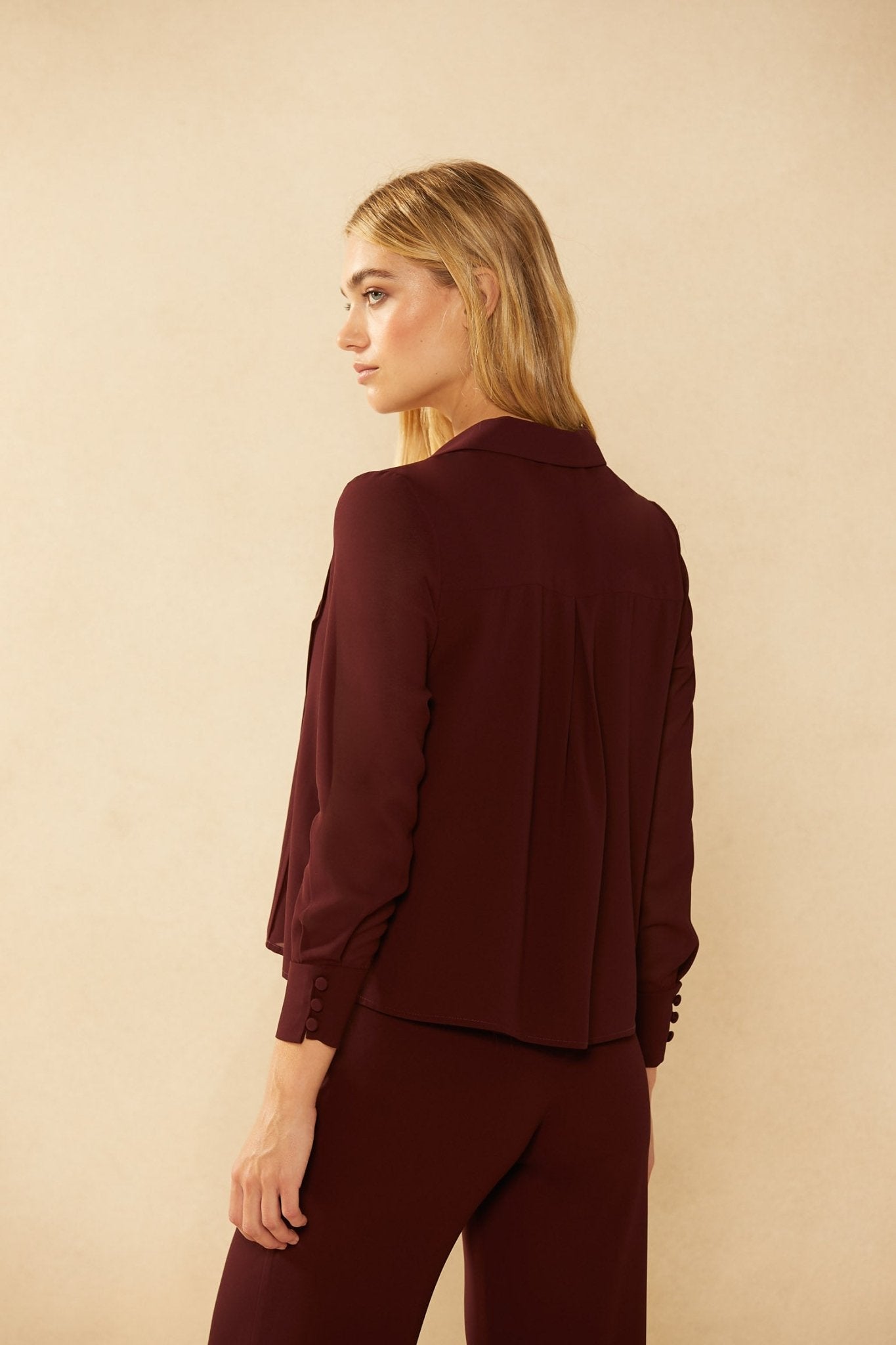 Blusa PLEAMAR Burgundy Cilene
