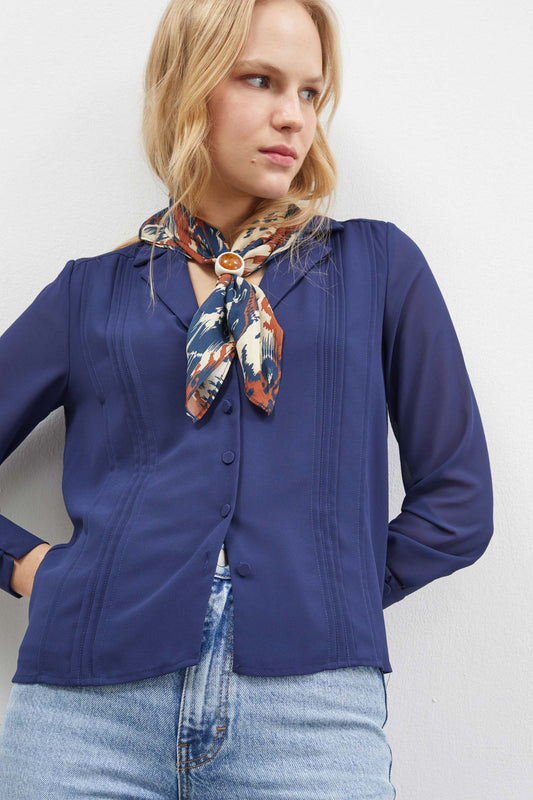 Blusa PLEAMAR Dark Blue