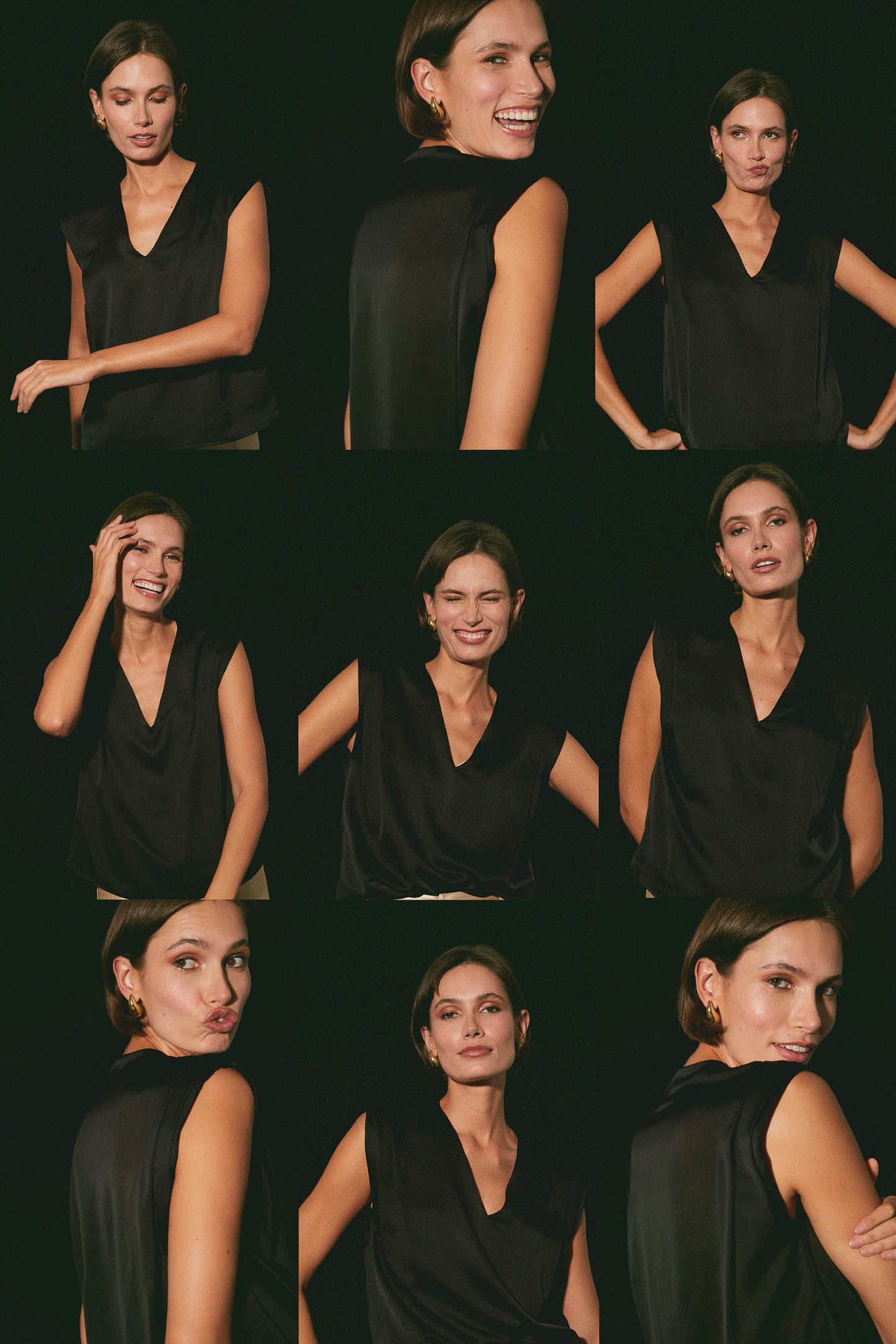 Blusa QUEENS Black Mercury