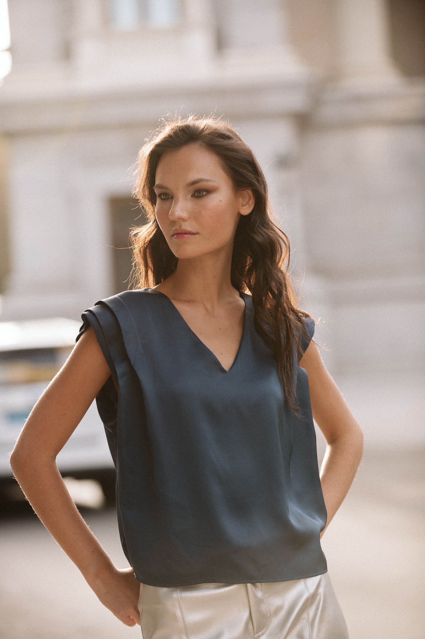 Blusa QUEENS Blue Neptune