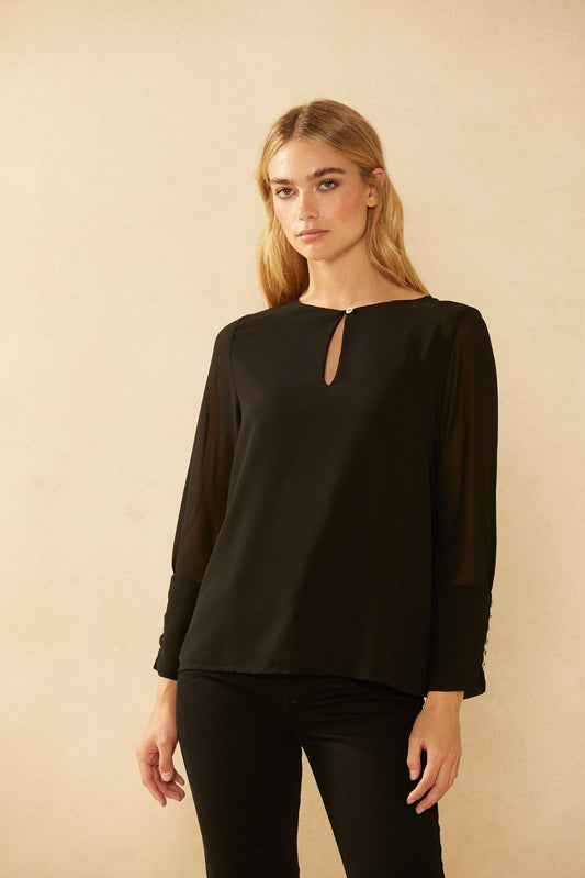 Blusa SENDA Black Mercury
