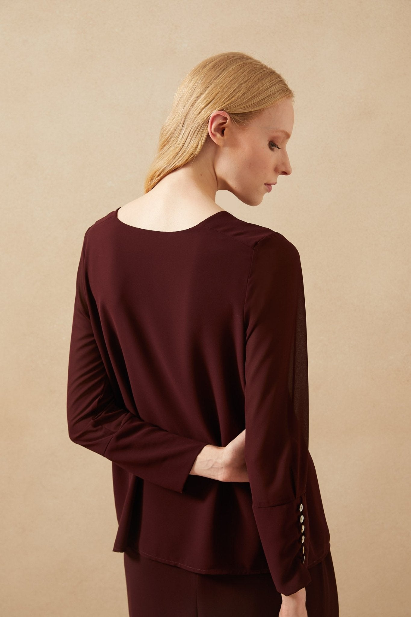 Blusa SENDA Burgundy Cilene