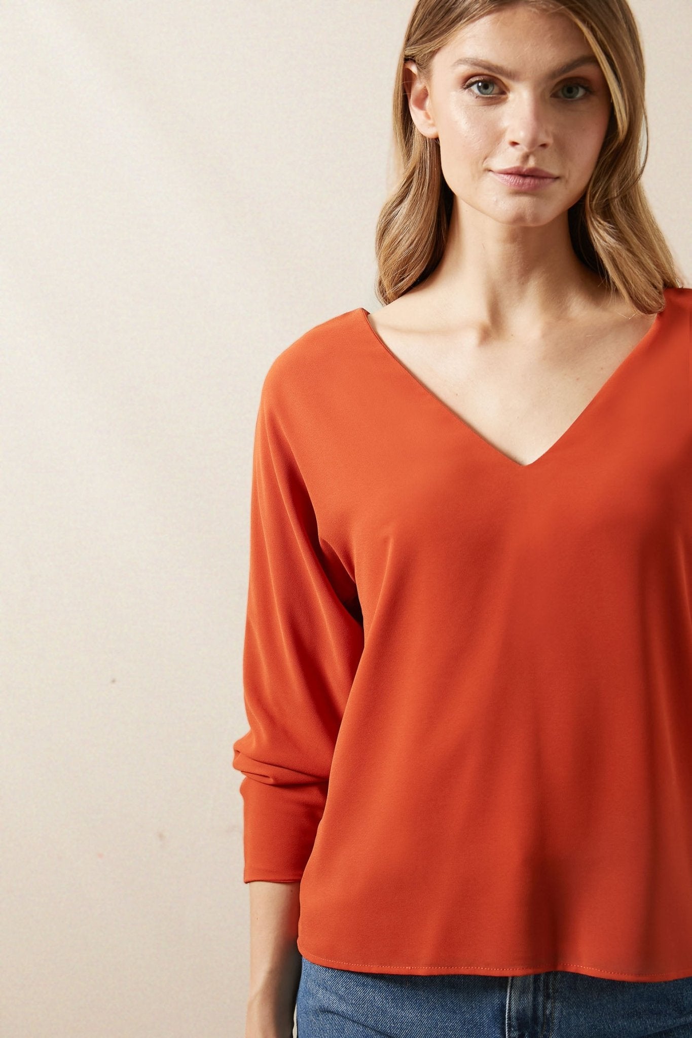 Blusa WASABI Orange Jupiter