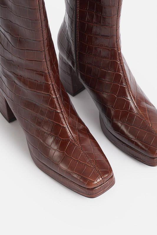 Botín ELENA Coco Marrón