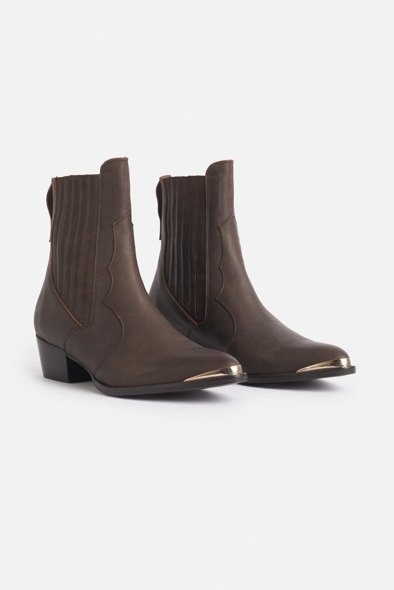 Botín VALENTINA Piel Marrón