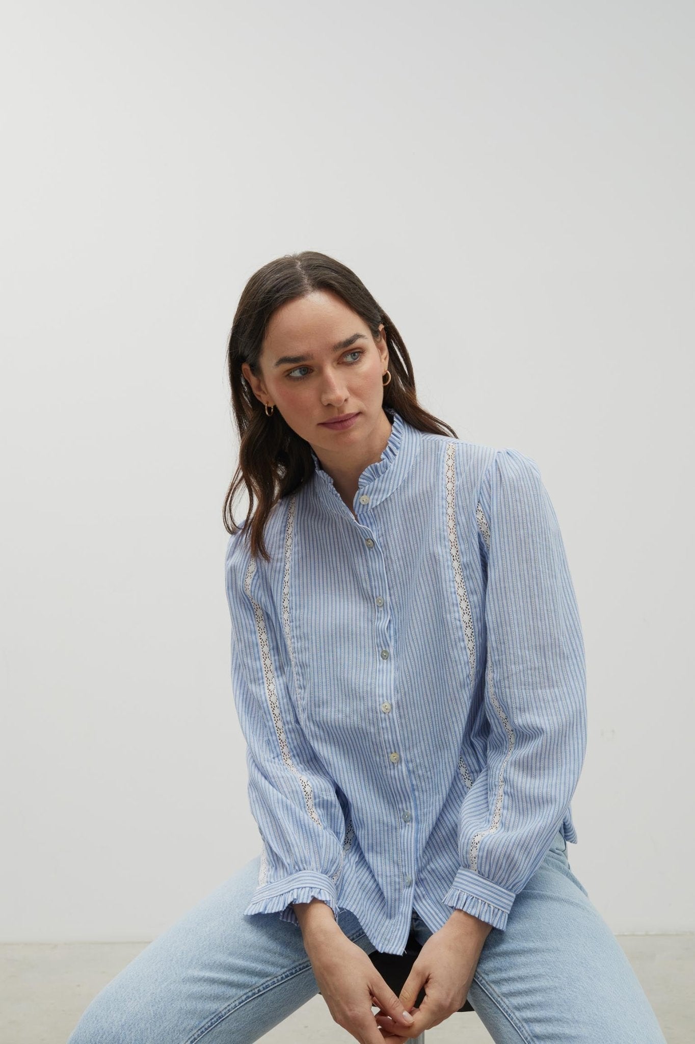 Camisa EVANS Blue Stripes