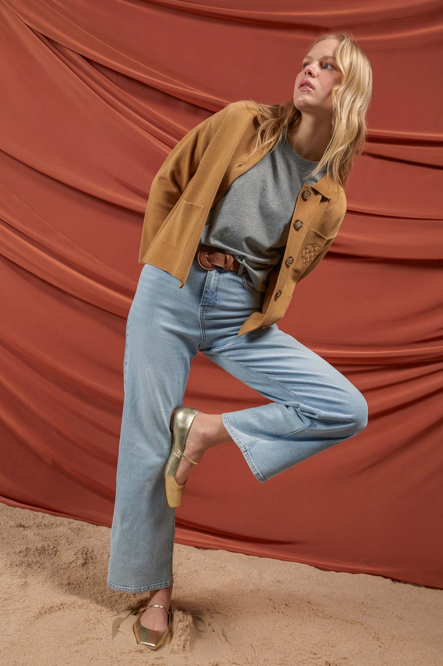 Chaqueta GOLDEN Toffee