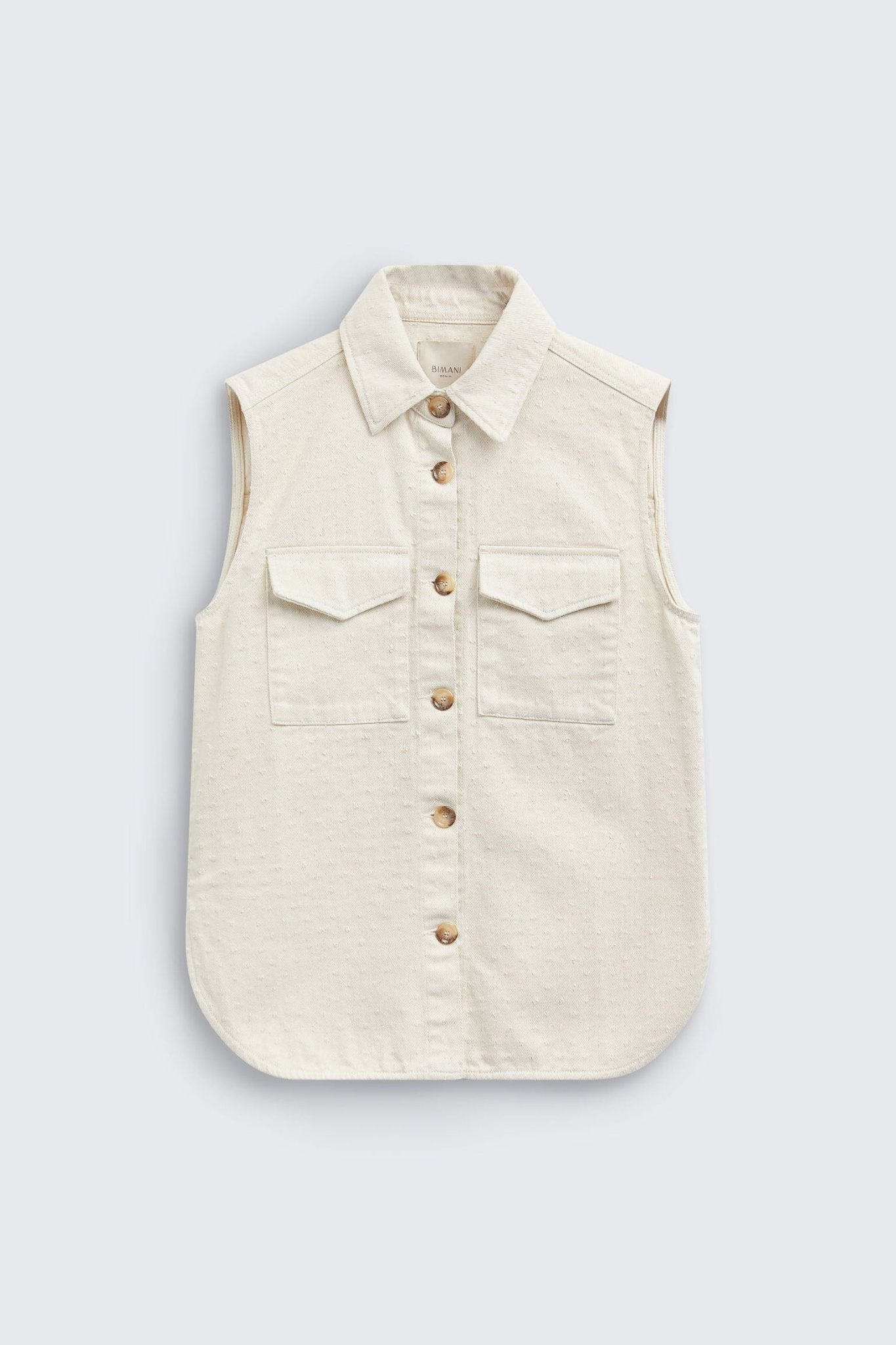 Chaleco GIVERNY Beige Dots