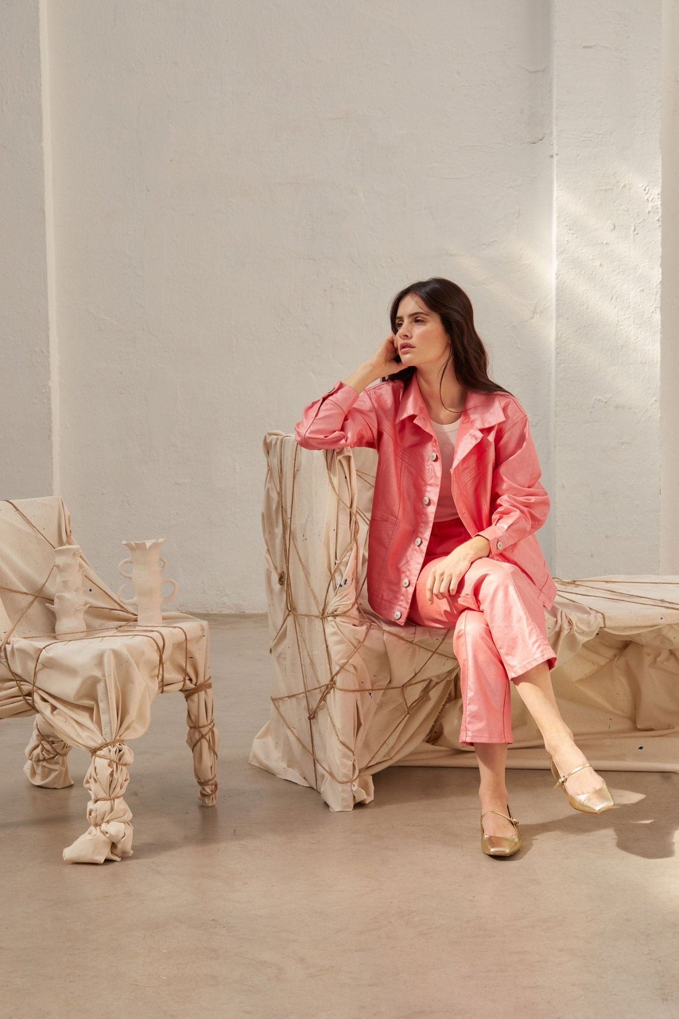 Chaqueta CLOVER Peach