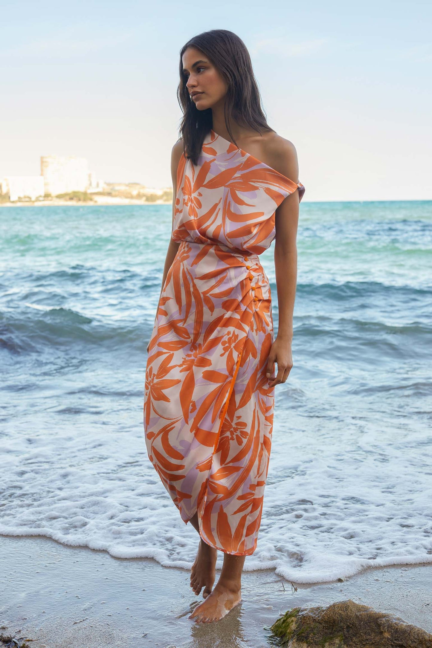 Falda CAFETO Print Tropical