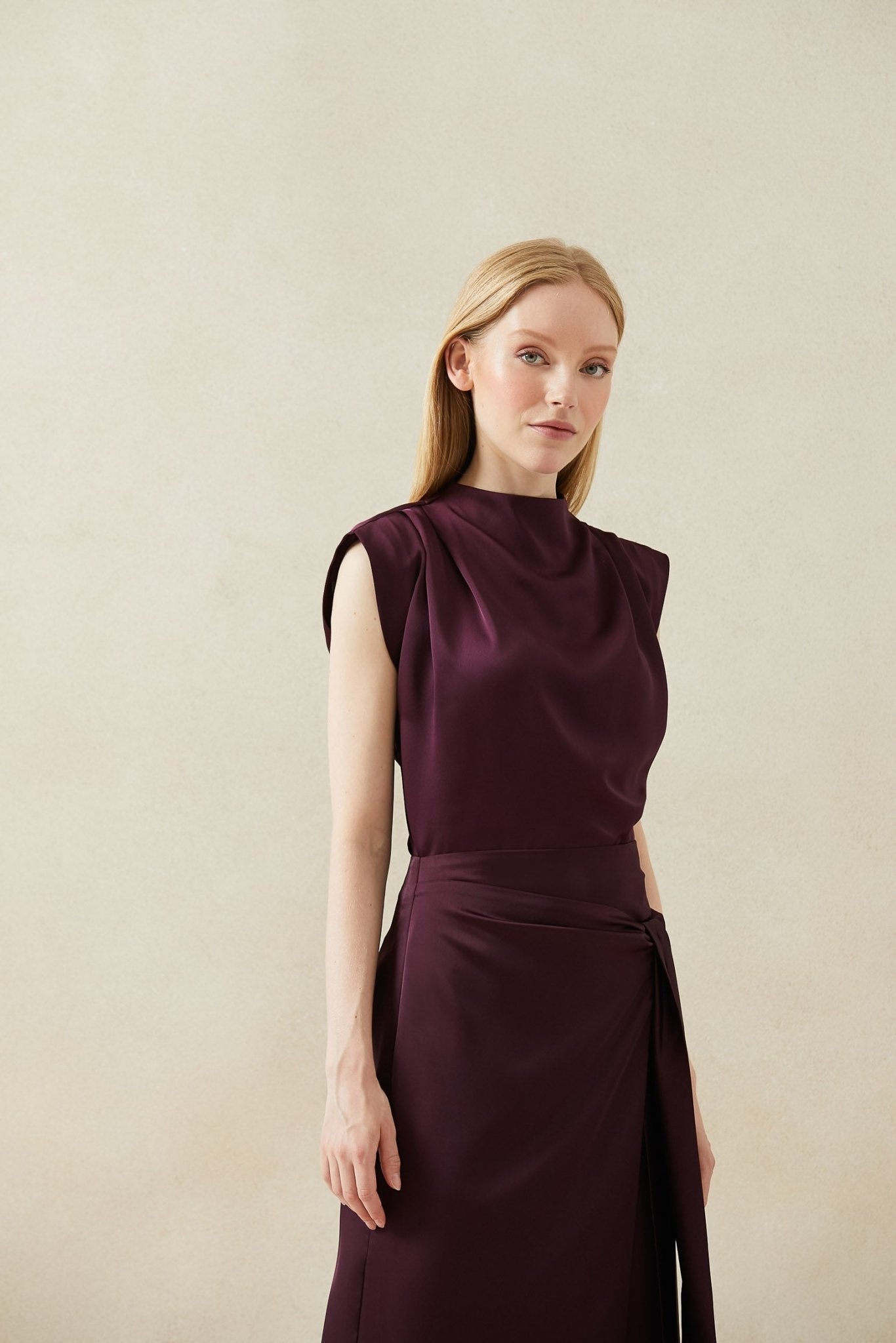 Falda ECO Burgundy Claret