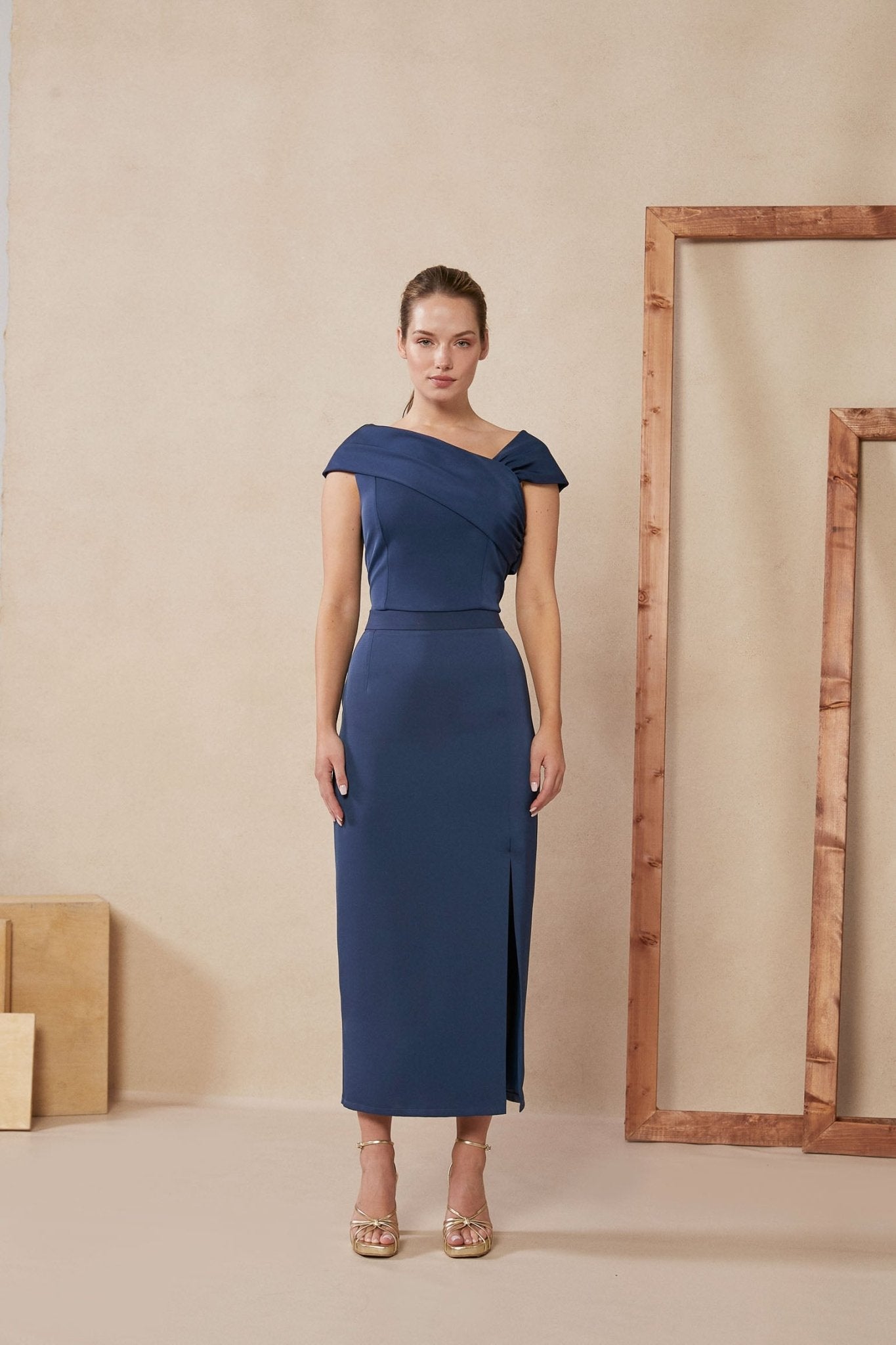 Falda LUCALI Blue Neptune