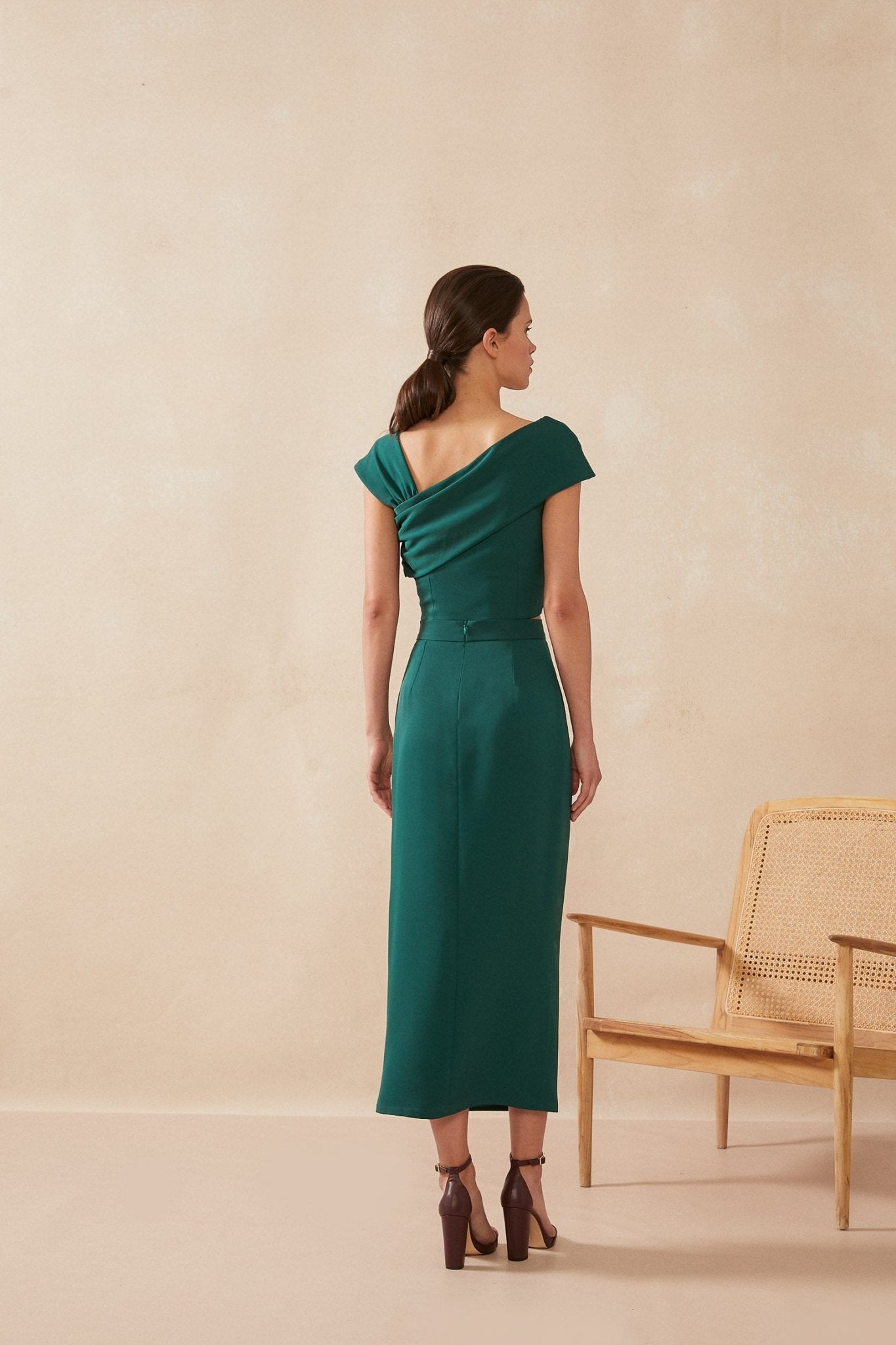 Falda LUCALI Green Earth