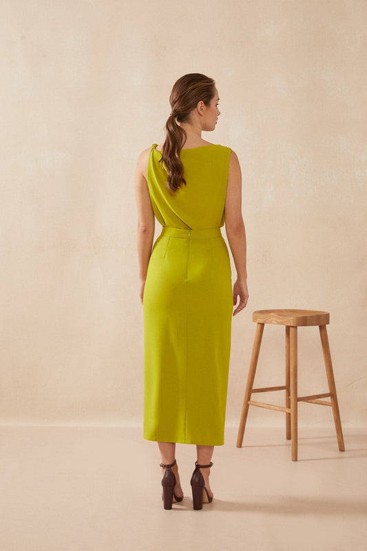 Falda LUCALI Lime Saturn