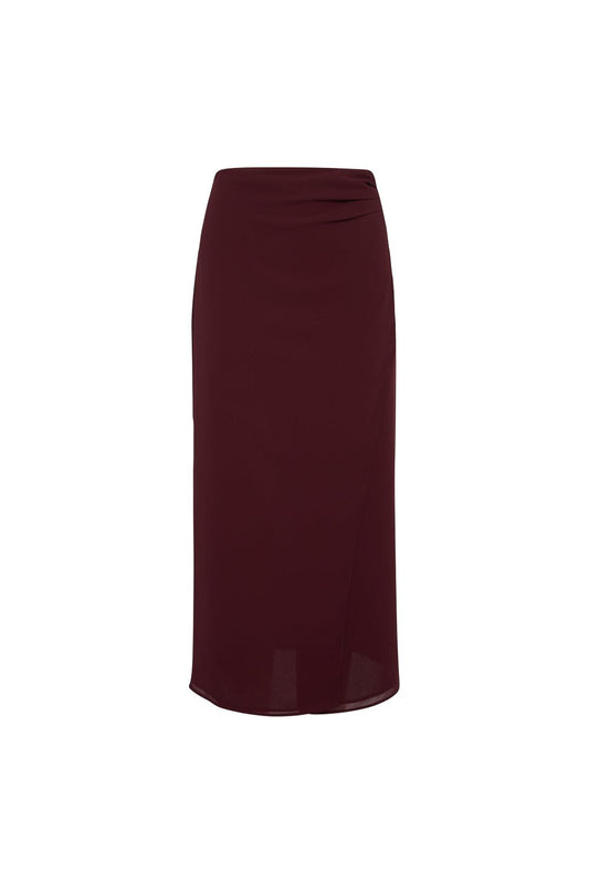 Falda TORRENTE Burgundy Cilene