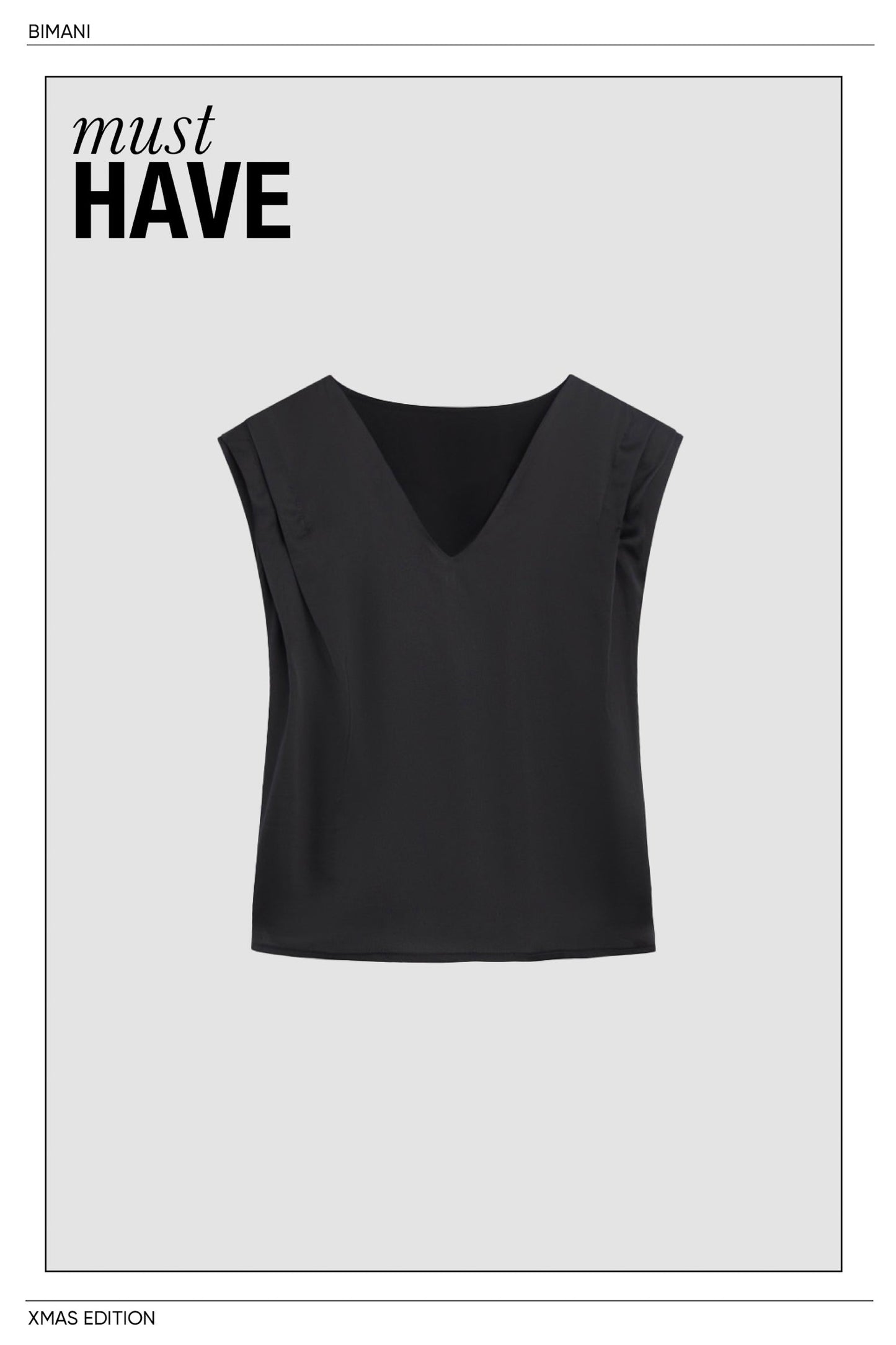 Blusa QUEENS Black Mercury