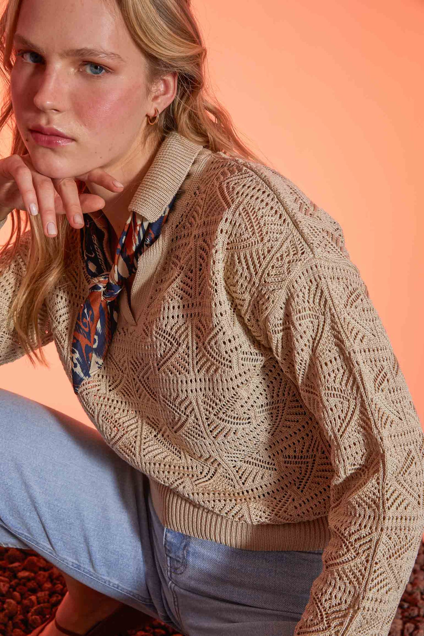 Jersey DENVER Beige Macadamia