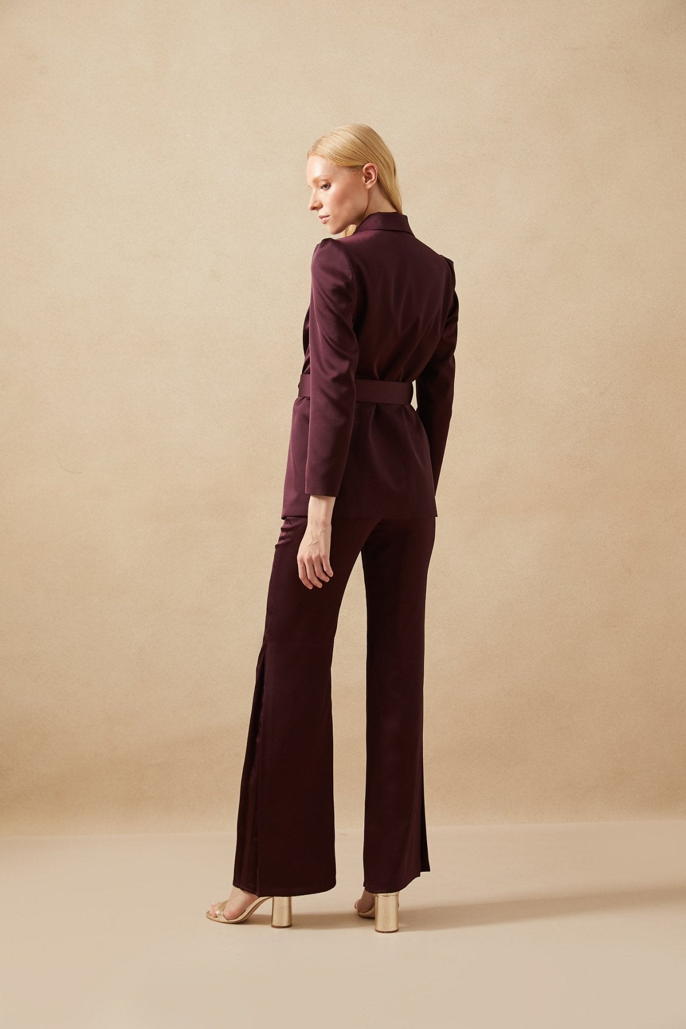 Pantalón NORTE Burgundy Claret