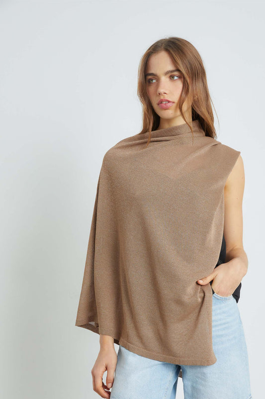 Poncho PUNTO Taupe