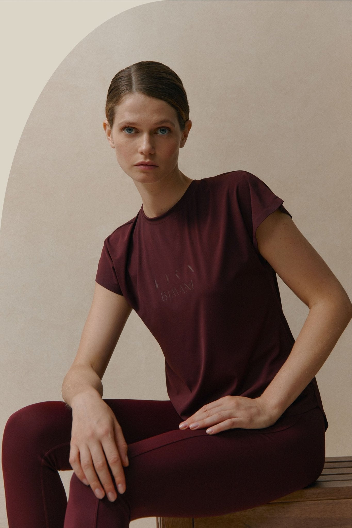 T-Shirt SIMONE Burgundy Cilene