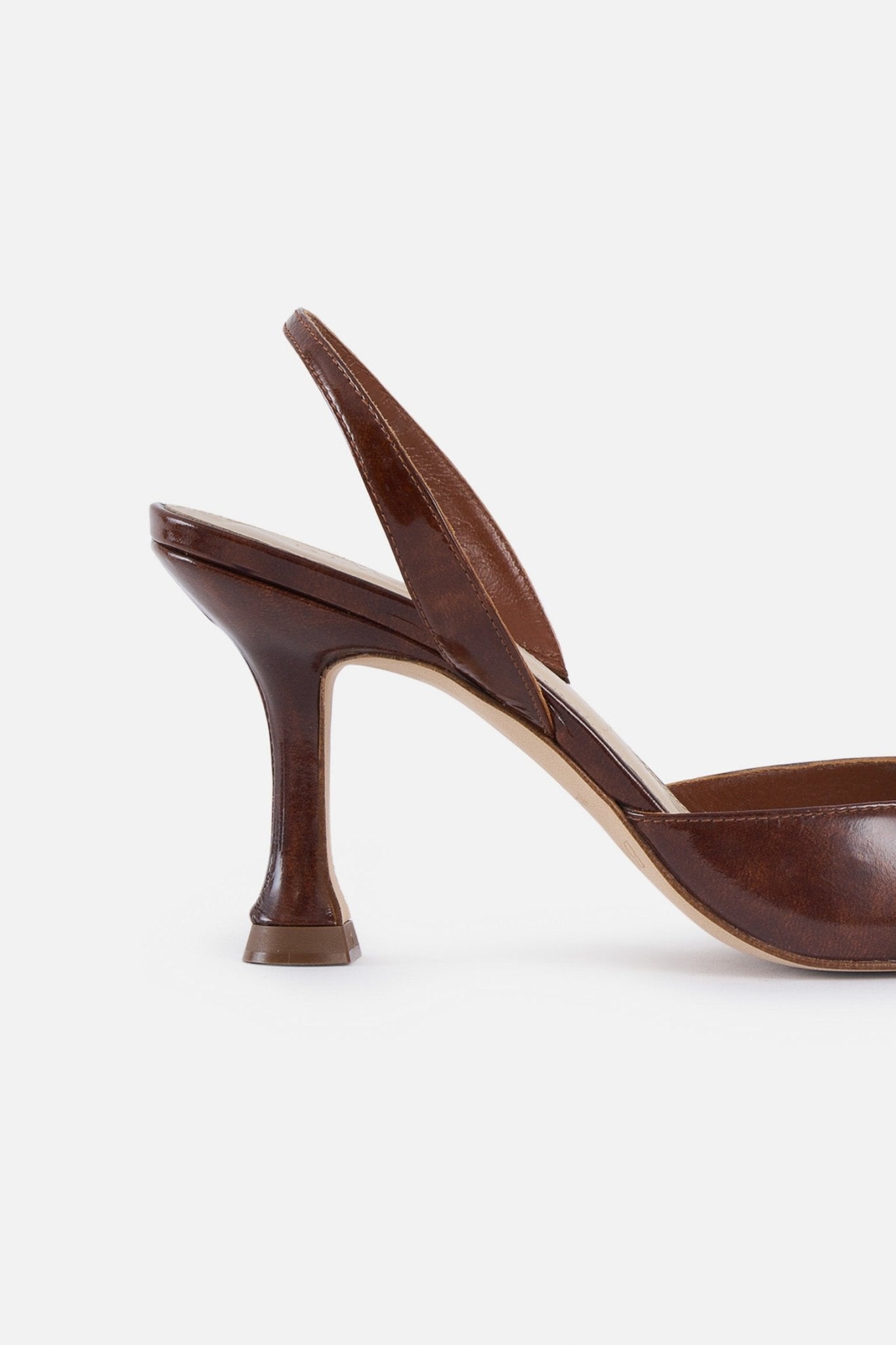 Stiletto NURIA Charol Brown