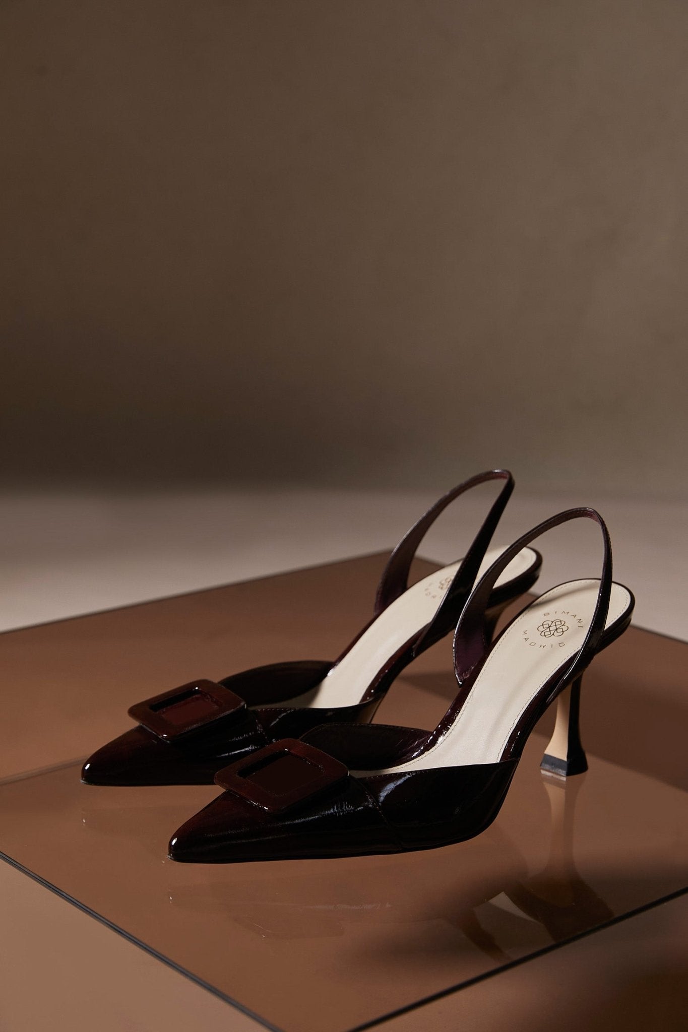 Stiletto NURIA Charol Burgundy